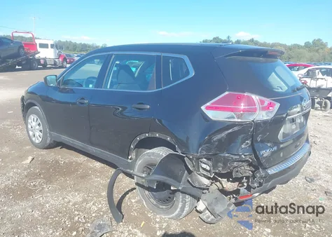 2016 Nissan Rogue S из США, поврежденный, VIN 5N1AT2MV7GC917759